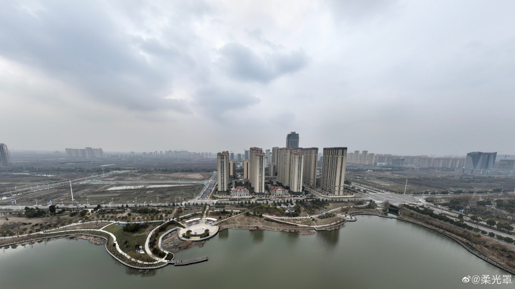 【圖說淮南】——快來看看淮南中央公園的俯瞰角度！
