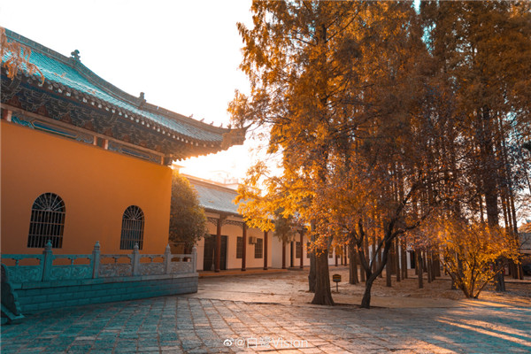 圖說淮南——秋天的報(bào)恩寺