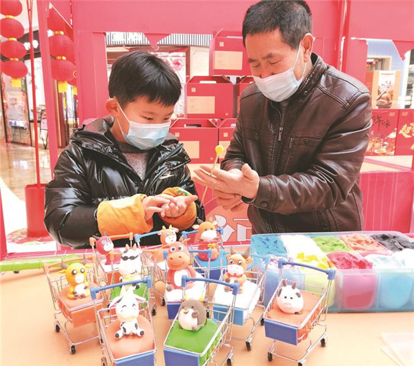 淮南：非遺增年味 百態“面人”傳匠心