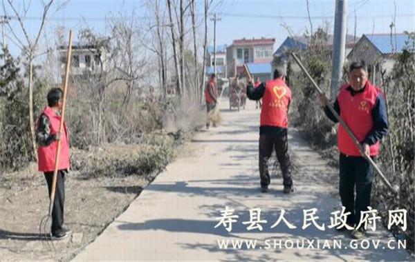 淮南壽縣小甸鎮開展節后環境衛生督查