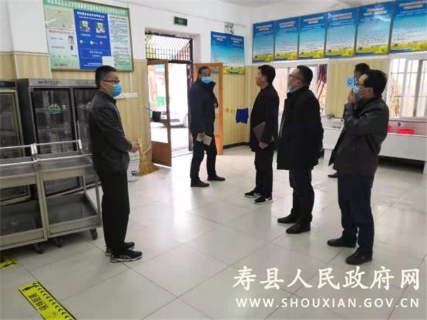 淮南壽縣瓦埠鎮開展校園疫情防控和安全管理工作督查
